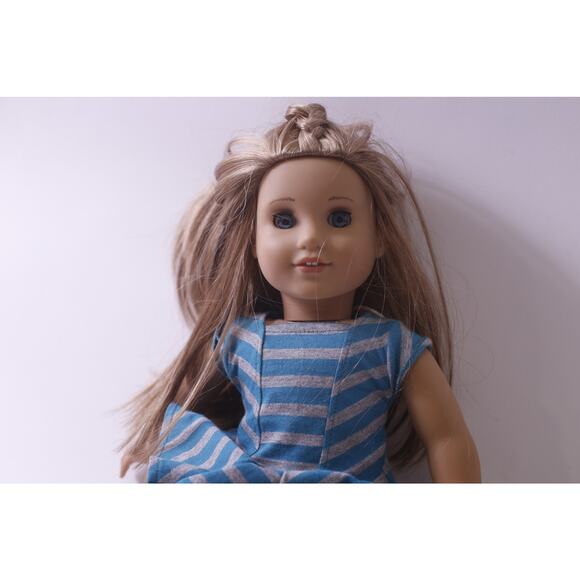American Girl, Doll of the Year, McKenna Brooks, Striped Dress, ~ 250809-WH 451 - Picture 3 of 4